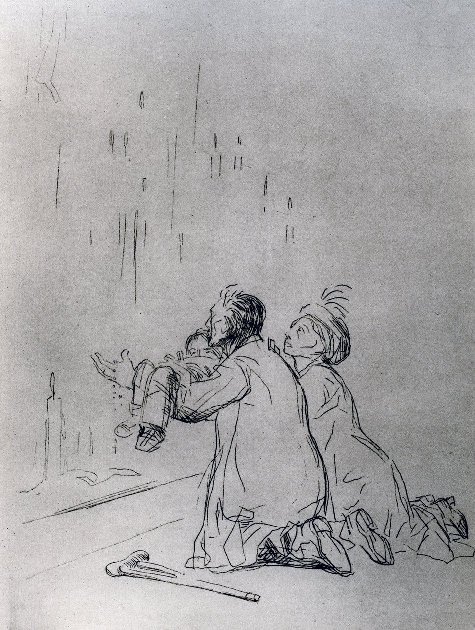 Supplica davanti alla grotta da Jean Louis Forain