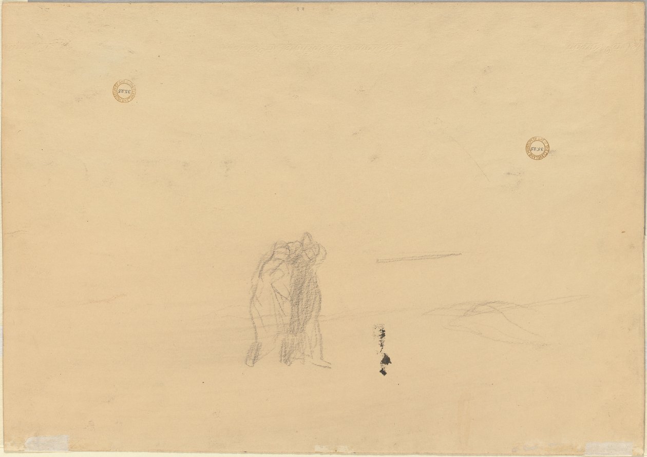 Figure in un paesaggio verso, c. 1919 da Jean Louis Forain