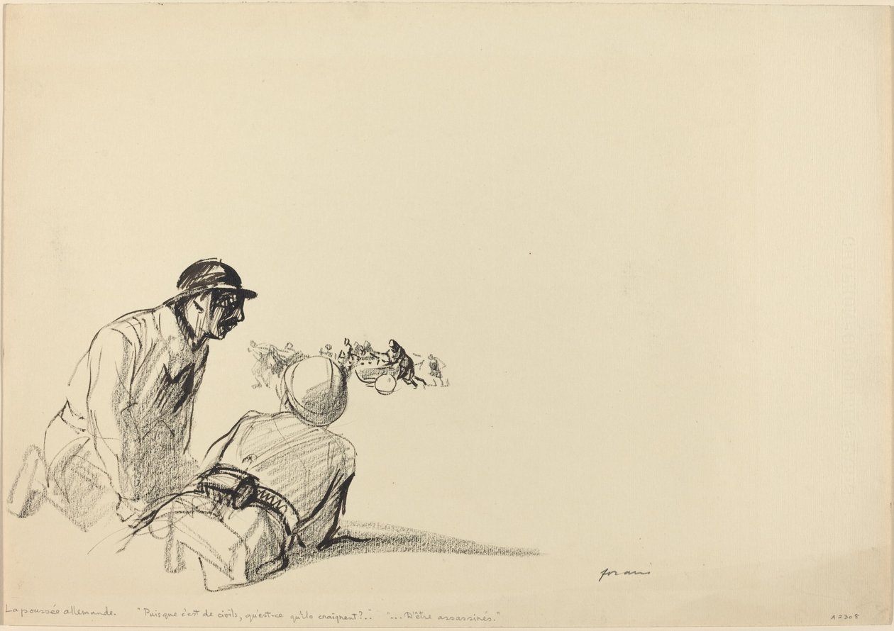 Avanzata tedesca da Jean Louis Forain