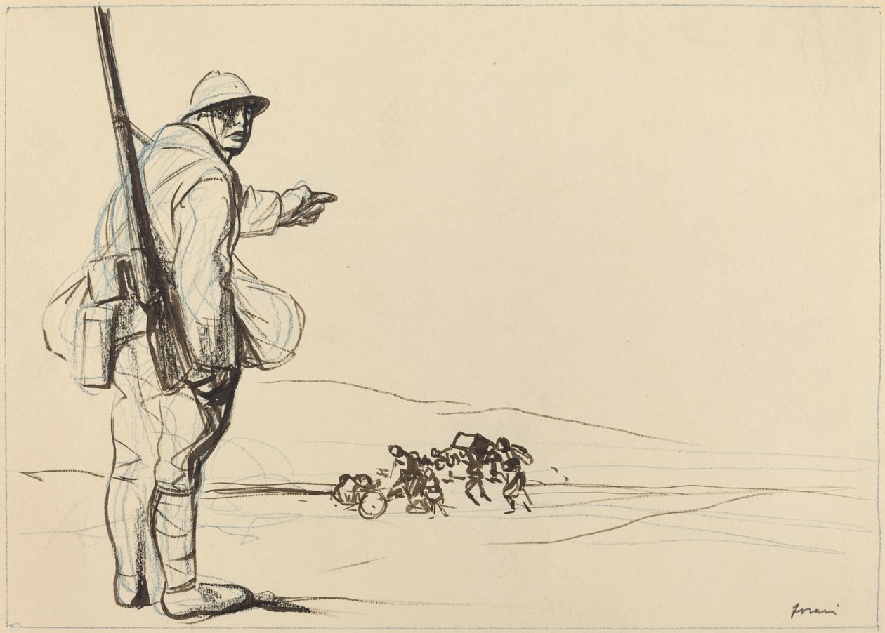 Avanzata tedesca da Jean Louis Forain