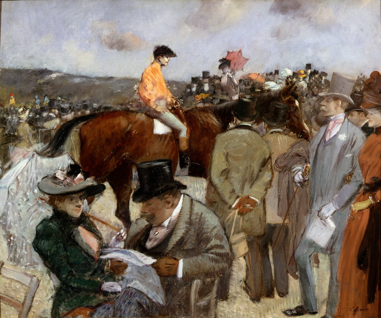Corse di cavalli da Jean Louis Forain