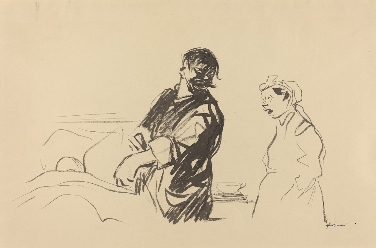Scena ospedaliera da Jean Louis Forain