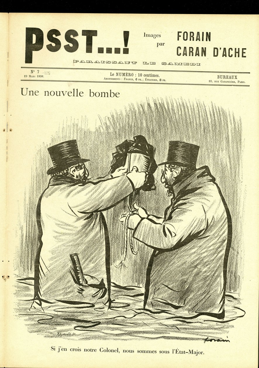 Illustrazione di Jean-Louis Forain (1852-1931) in Psst...! da Jean Louis Forain