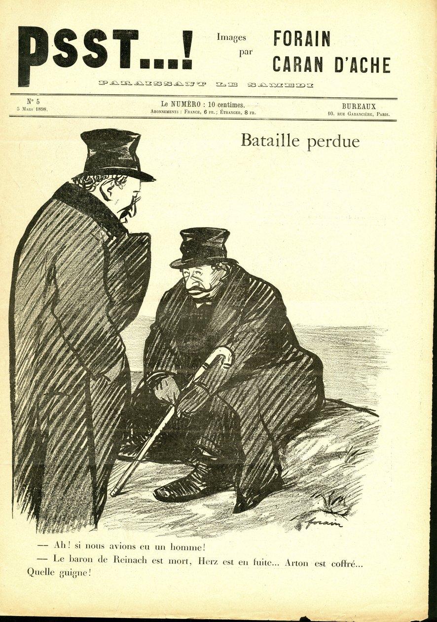 Illustrazione di Jean-Louis Forain in Psst...! da Jean Louis Forain