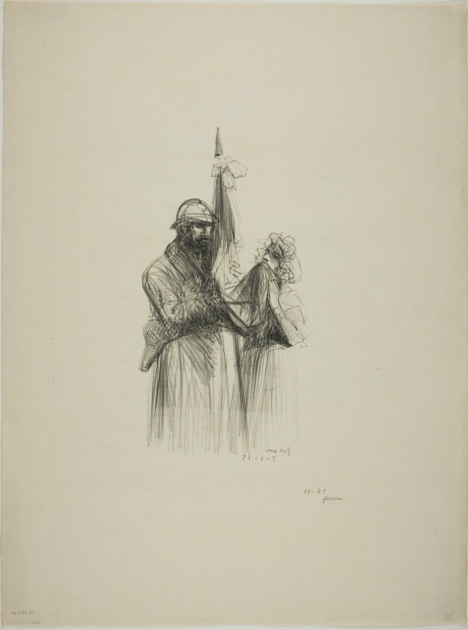 Baciare la bandiera da Jean Louis Forain