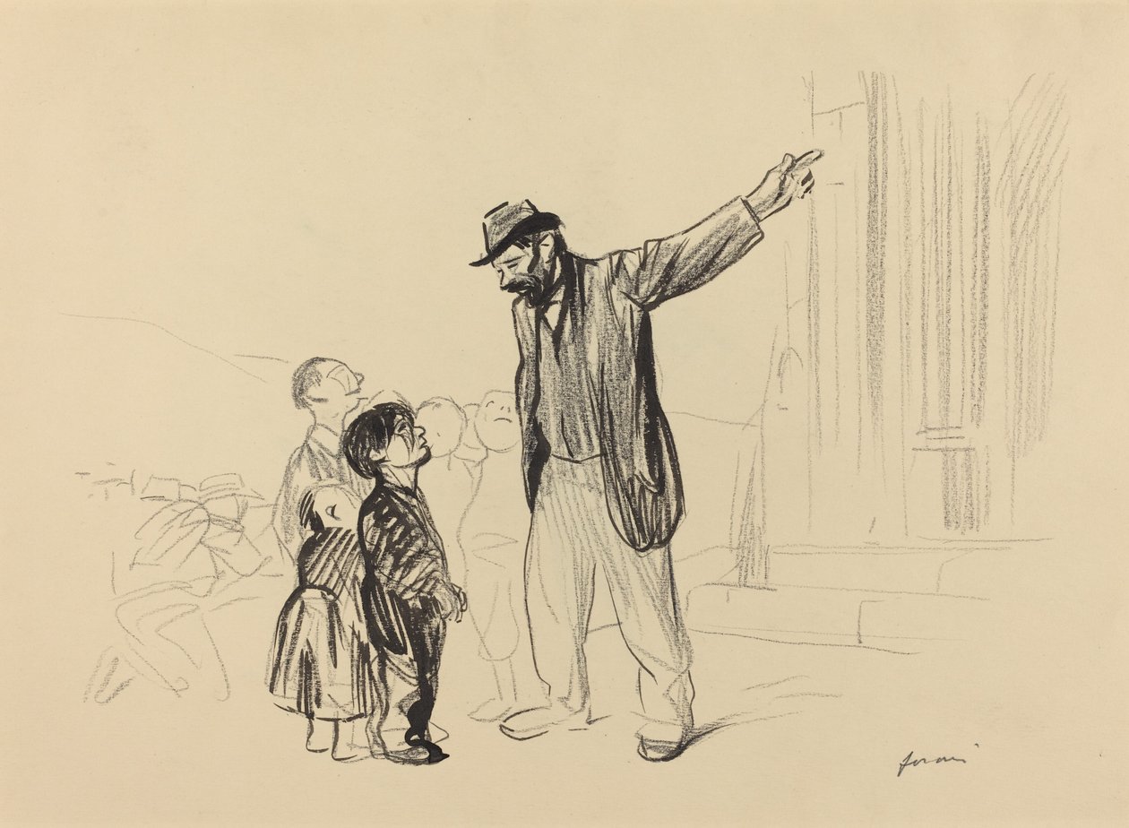 La chiesa dei loro padri, c. 1914-1919 da Jean Louis Forain
