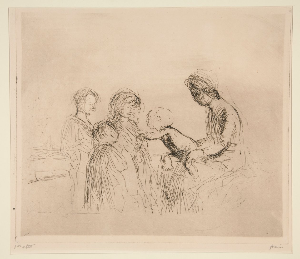 La Madonna e i bambini da Jean Louis Forain