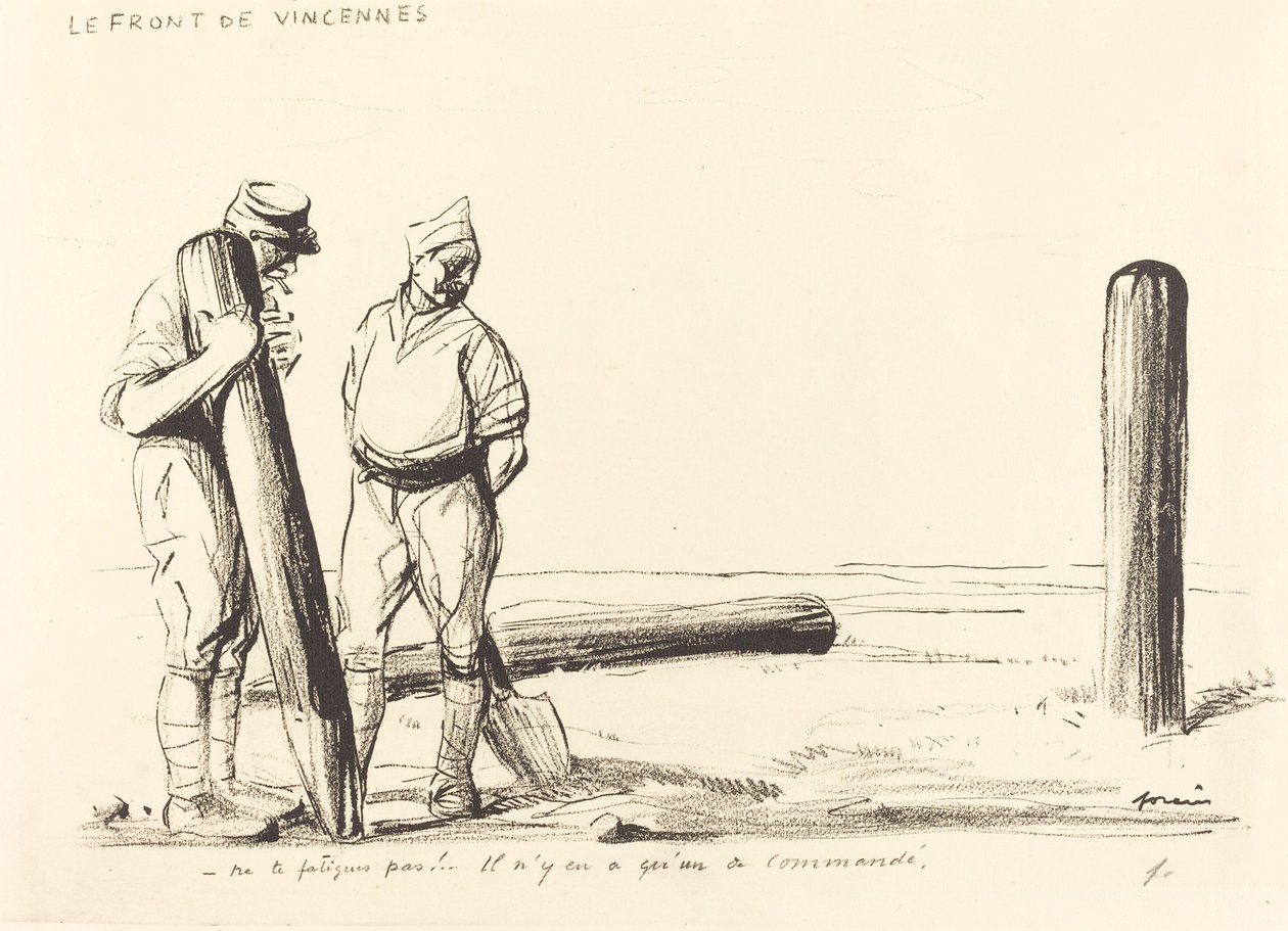Il Fronte di Vincennes da Jean Louis Forain