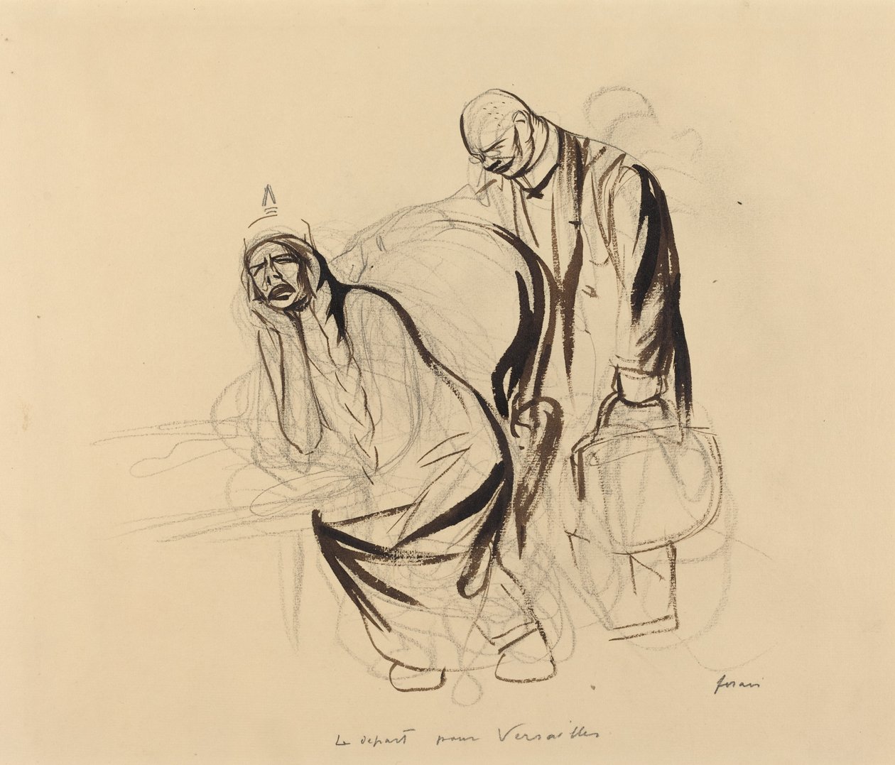 La partenza per Versailles, ca. 1919 da Jean Louis Forain