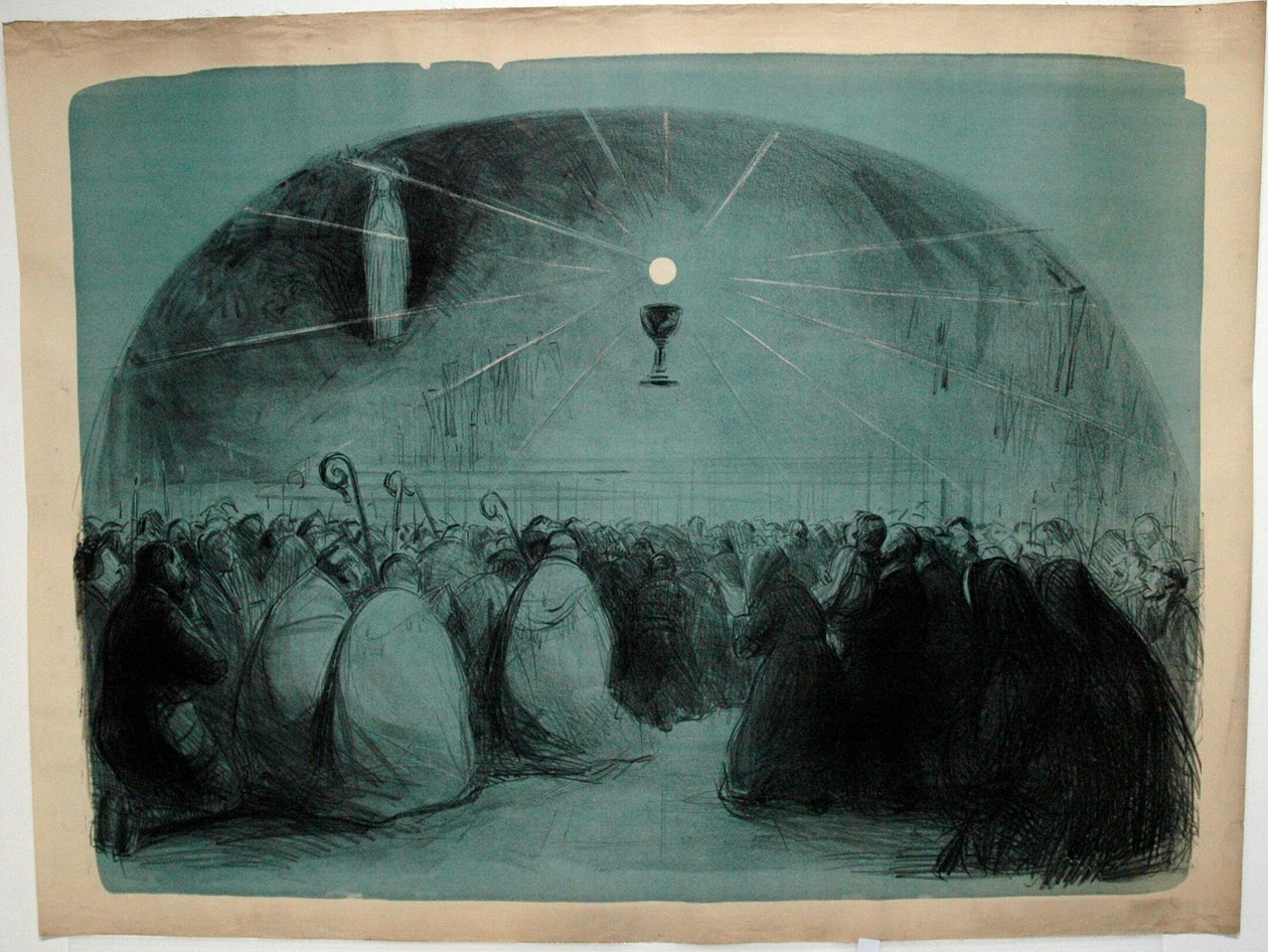 Lourdes, 1914, 25° Congresso Eucaristico Internazionale da Jean Louis Forain
