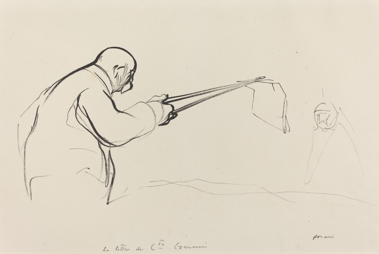 M. Clemenceau. La lettera del conte Czernin da Jean Louis Forain