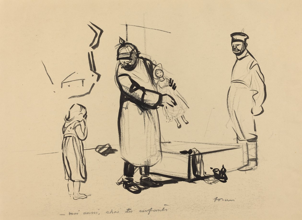 Nach Paris. -moi aussi, chai des enfants da Jean Louis Forain