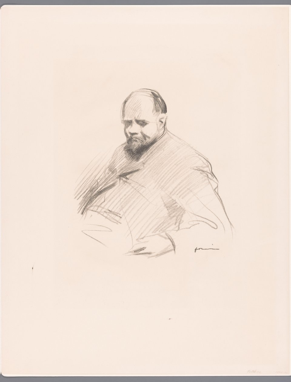 Ritratto di Ambroise Vollard da Jean Louis Forain