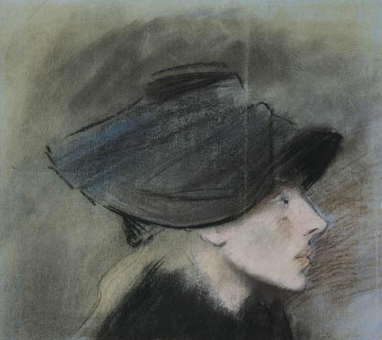 Ritratto della cantante di cabaret Valéry Roumy da Jean Louis Forain