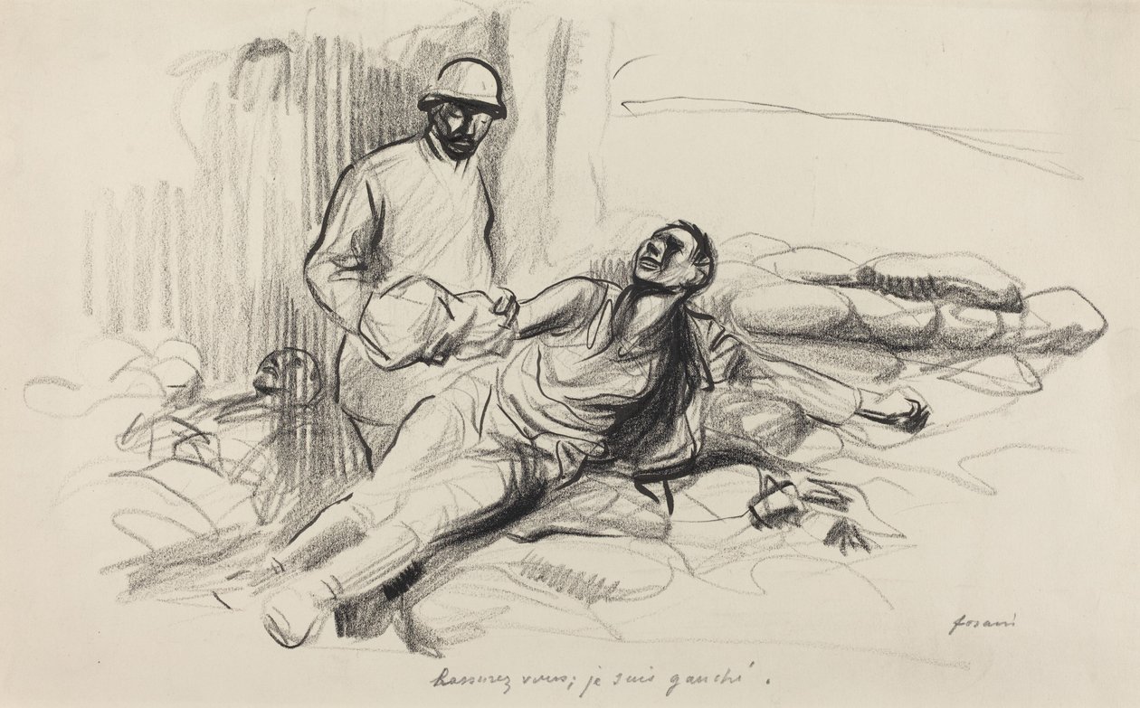 Rassicurati, sono mancino, c. 1914-1919 da Jean Louis Forain