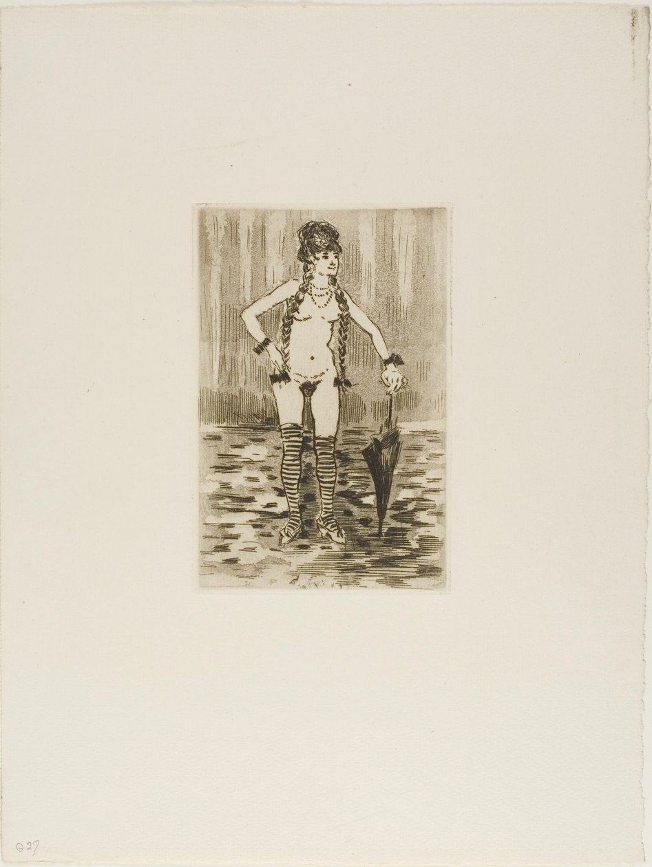 Frontespizio rifiutato per Marthe da Jean Louis Forain