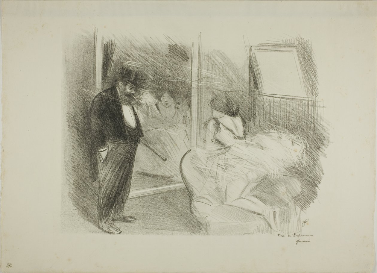 Il camerino della ballerina, primo piatto da Jean Louis Forain