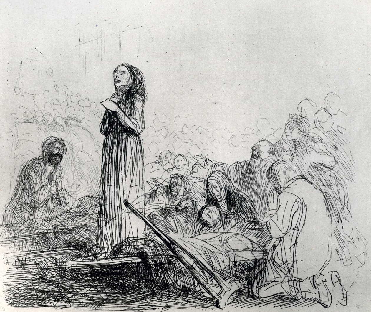 Il miracolo, 1925 da Jean Louis Forain