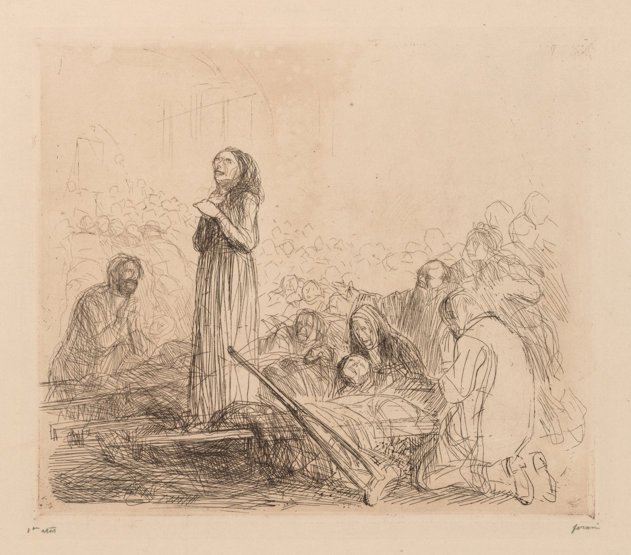 Il miracolo di Lourdes da Jean Louis Forain