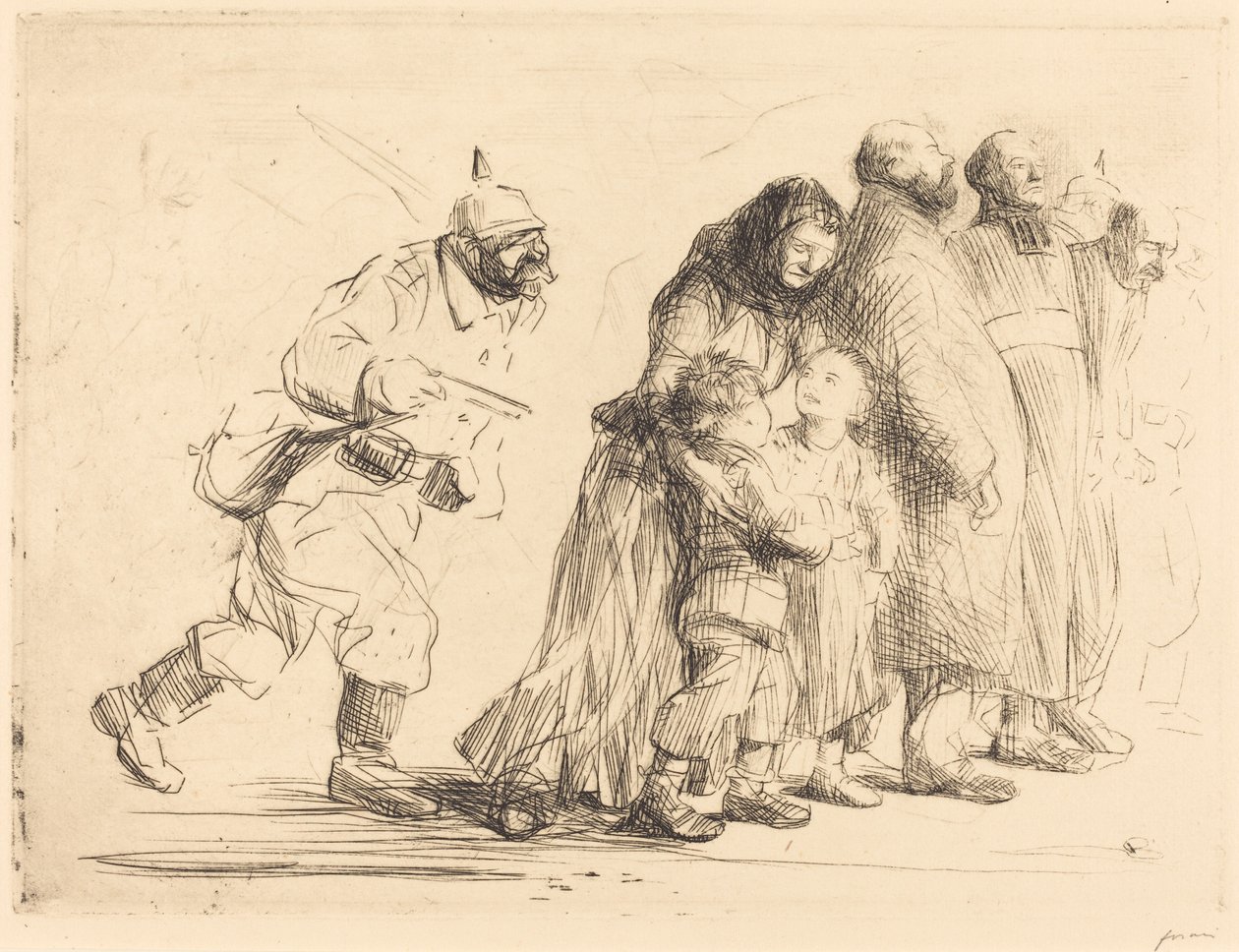 I notabili (grande lastra) da Jean Louis Forain