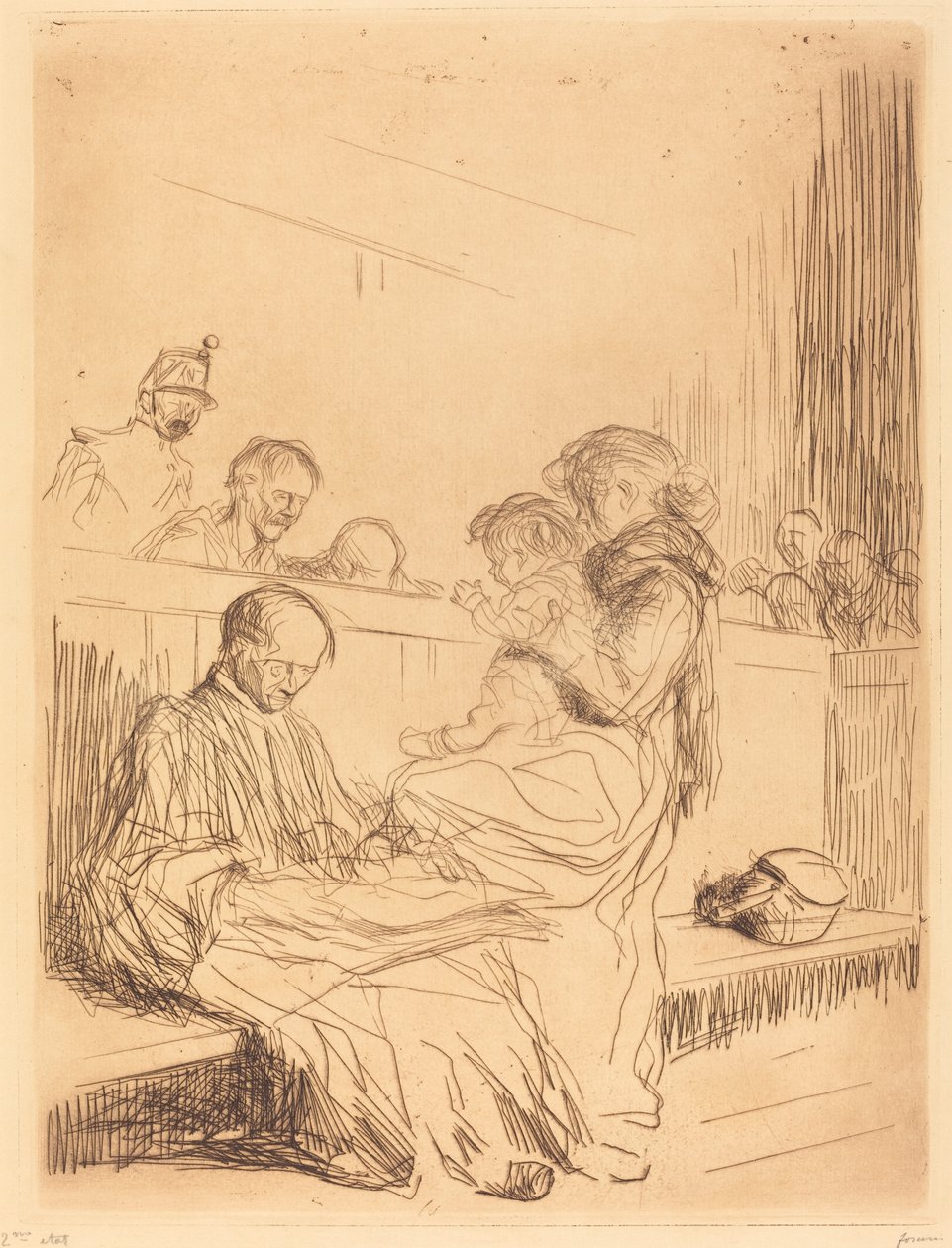 Il prigioniero e il bambino da Jean-Louis Forain