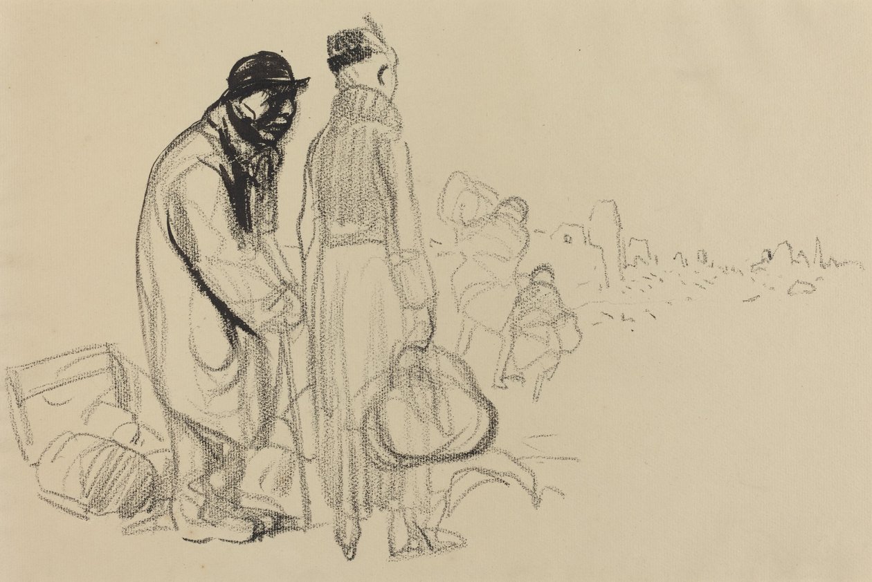 Il ritorno, c. 1914-1919 da Jean Louis Forain