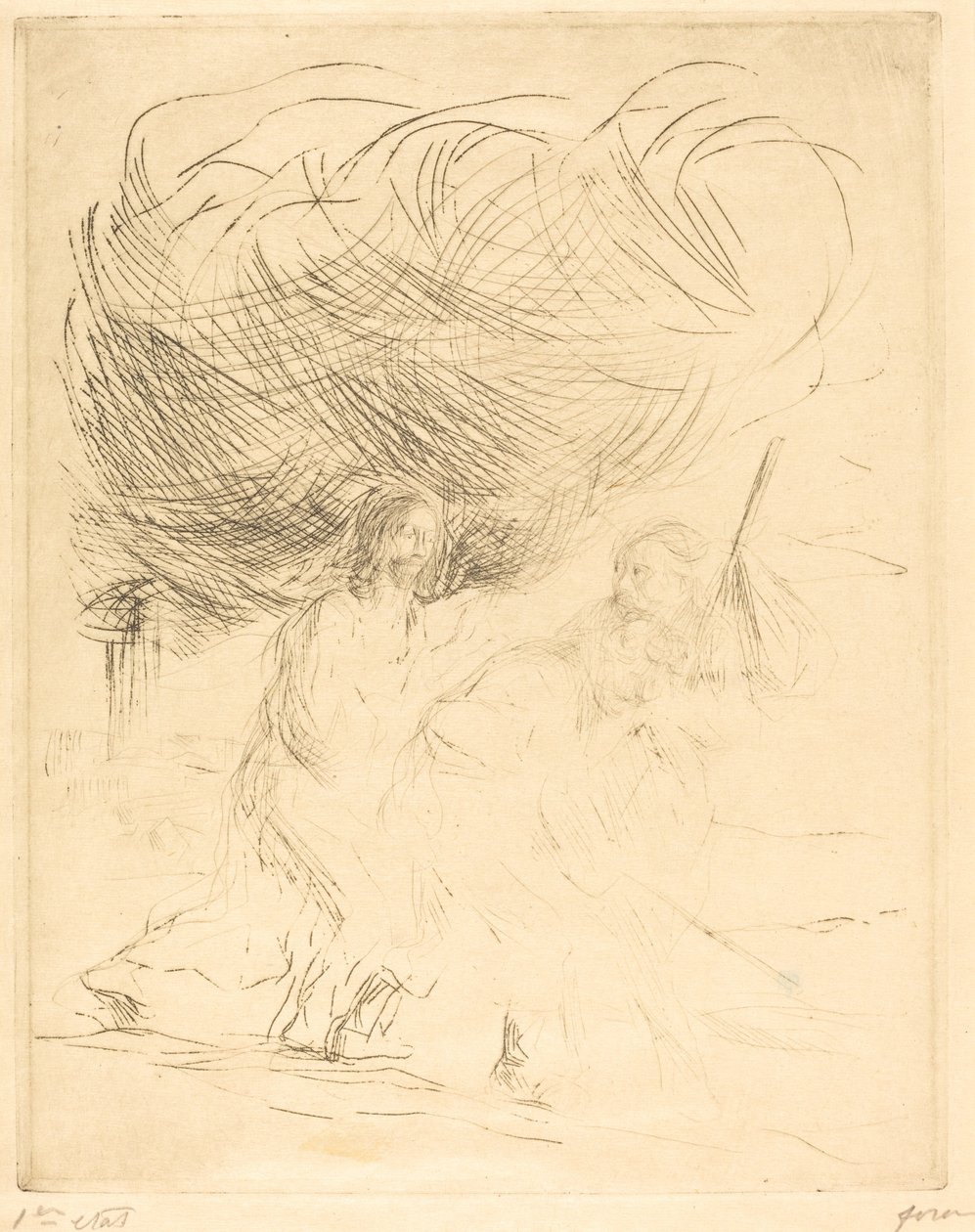 La strada per Emmaus (seconda tavola) da Jean Louis Forain