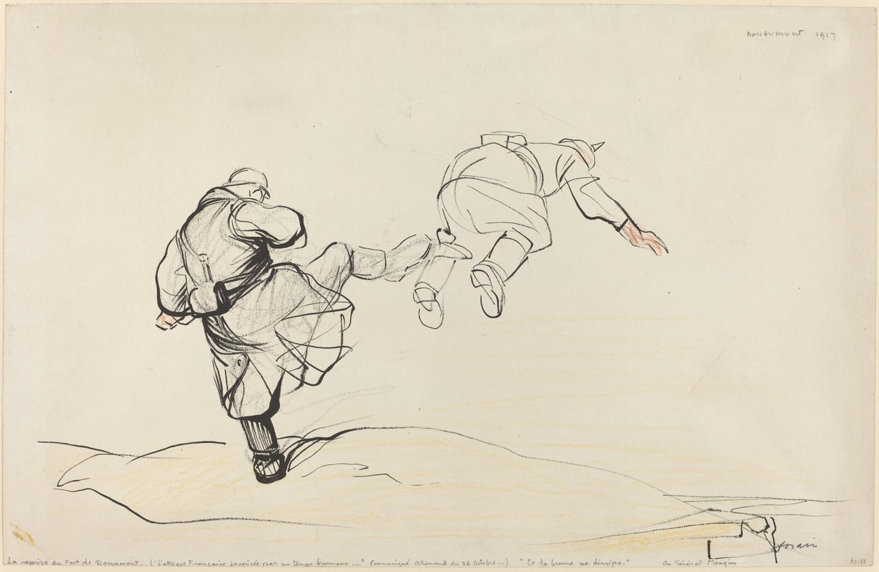 La presa del Forte Douaumont da Jean Louis Forain