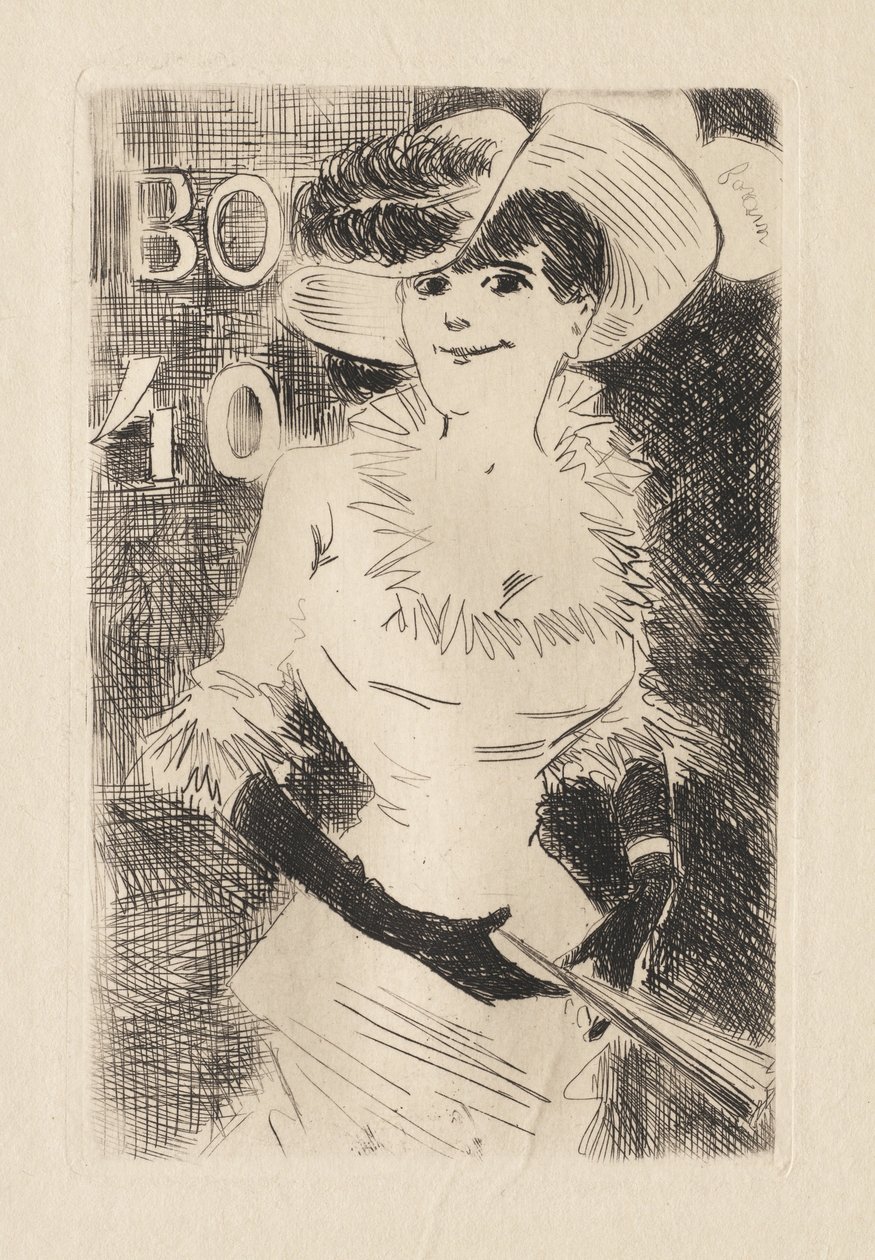 Il camminatore, 1880-86 da Jean Louis Forain