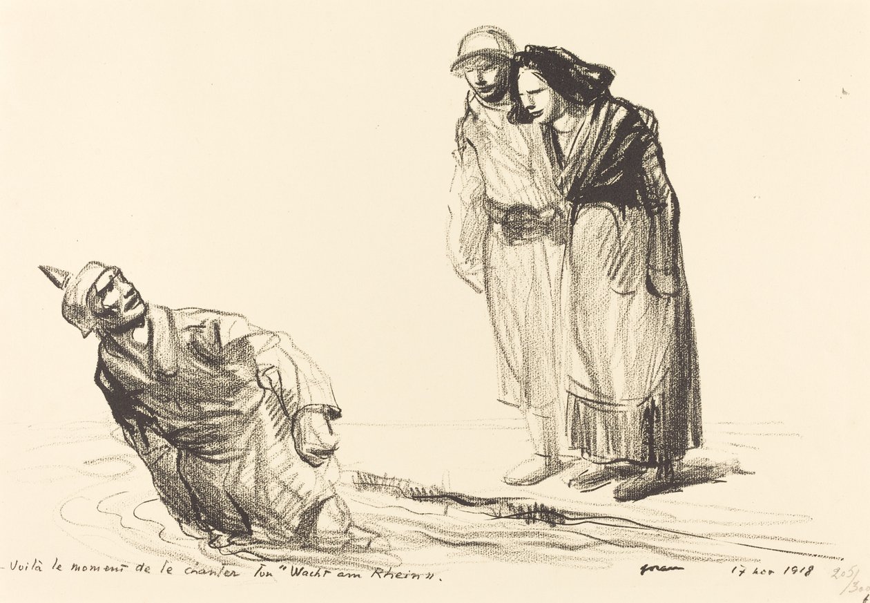 Ecco il Momento di Cantarti "Wacht am Rhein" da Jean Louis Forain