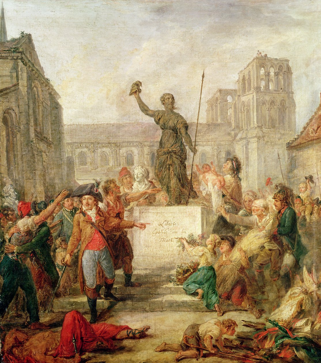 Il Giuramento della Libertà da Jean Louis Joseph Hoyer