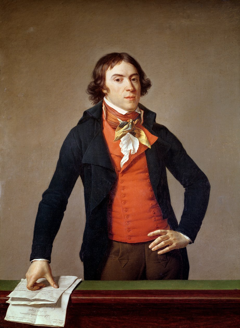 Bertrand Barere de Vieuzac (1755-1841) con il giudizio di Luigi XVI (1754-93) 4 gennaio 1793 da Jean Louis Laneuville