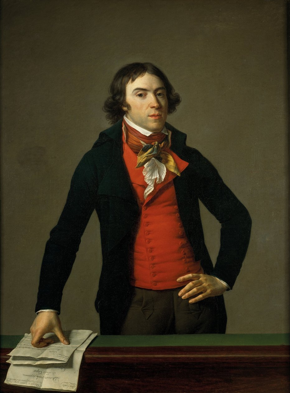 Ritratto di Bertrand Barère de Vieuzac (1755-1841), politico rivoluzionario francese e spia inglese da Jean Louis Laneuville