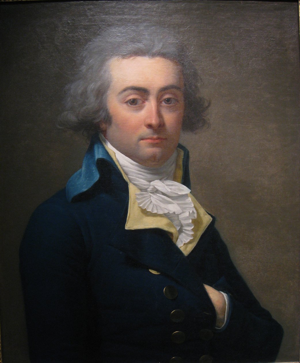 Ritratto di Marie-Jean Hérault de Séchelles 1759-1794, seconda metà del XVIII sec. da Jean Louis Laneuville