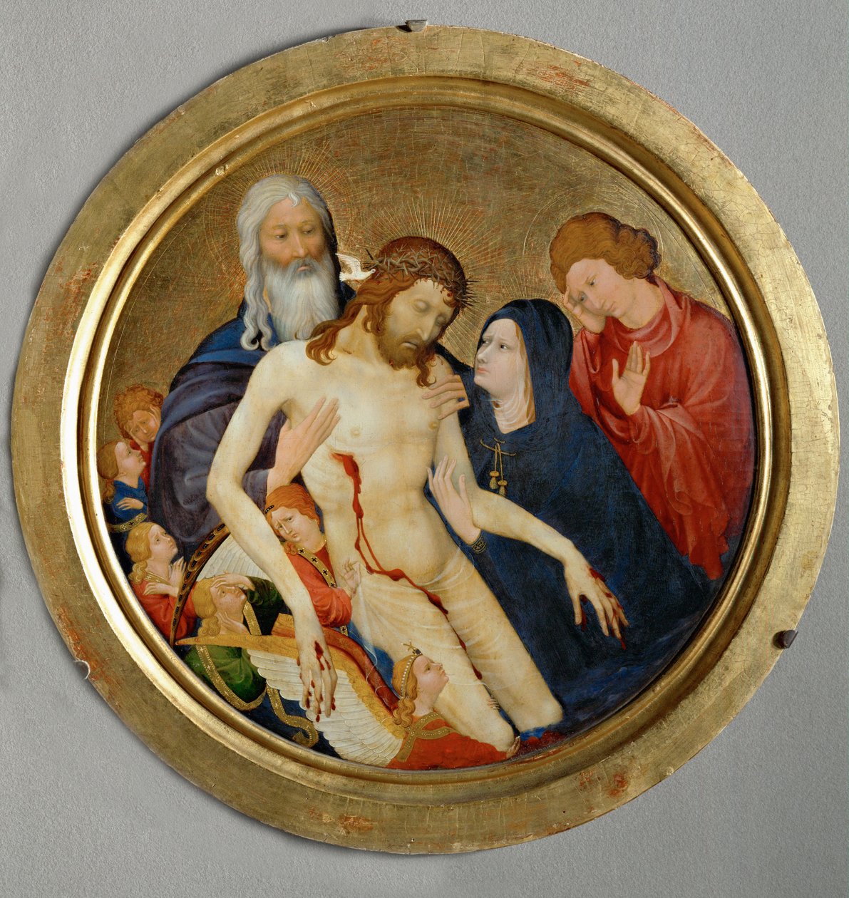 La grande pietà, 1400 circa (dipinto su tavola) da Jean Malouel or Maelwael
