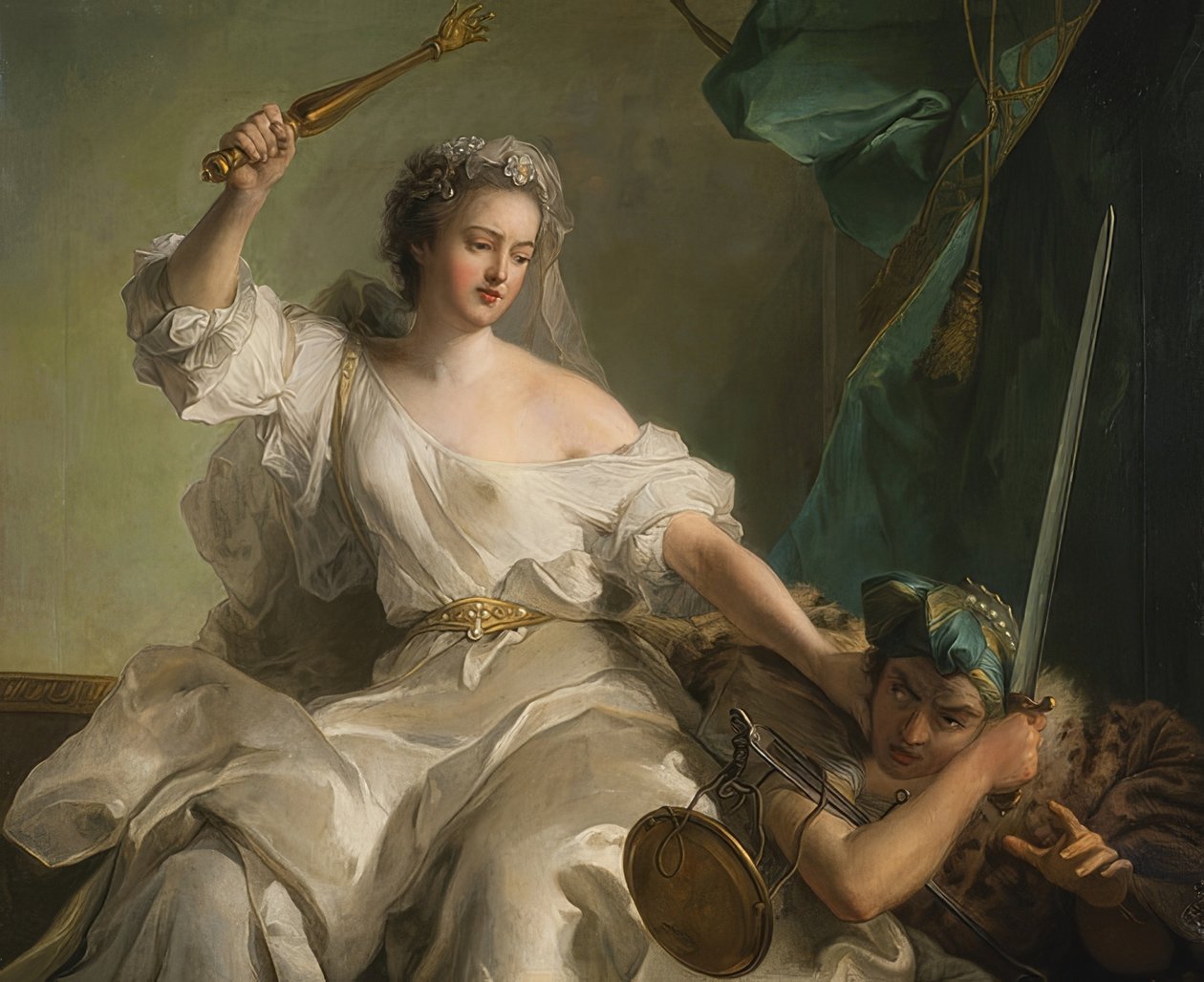 Allegoria della giustizia in lotta con l