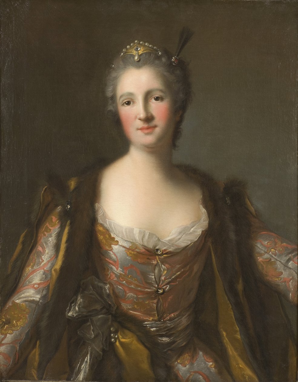 Elisabetta Caterina de Besenval, marchesa di Broglie, in veste di sultana da Jean Marc Nattier