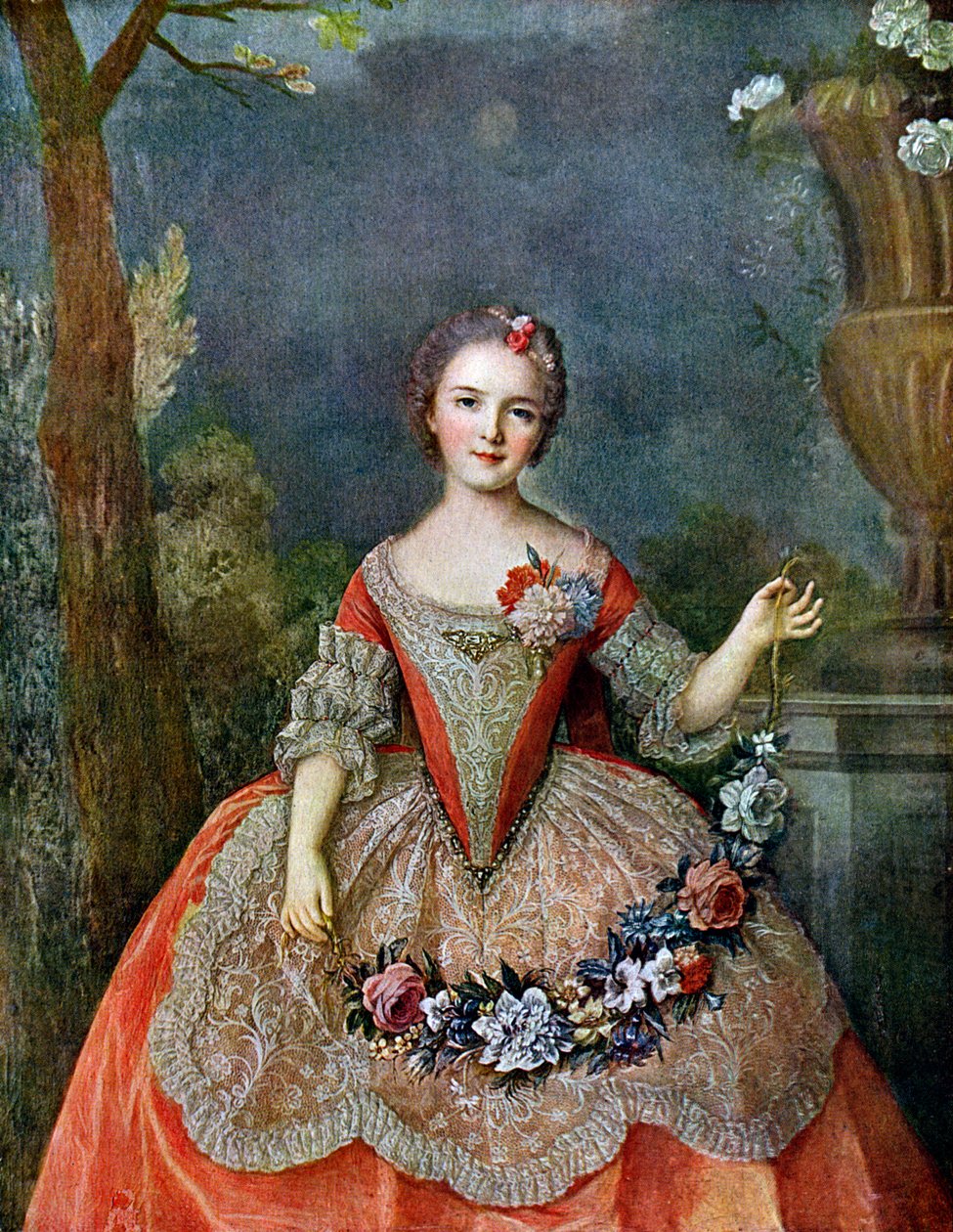 Madame de Beaujolais, XVIII secolo, 1910 da Jean Marc Nattier
