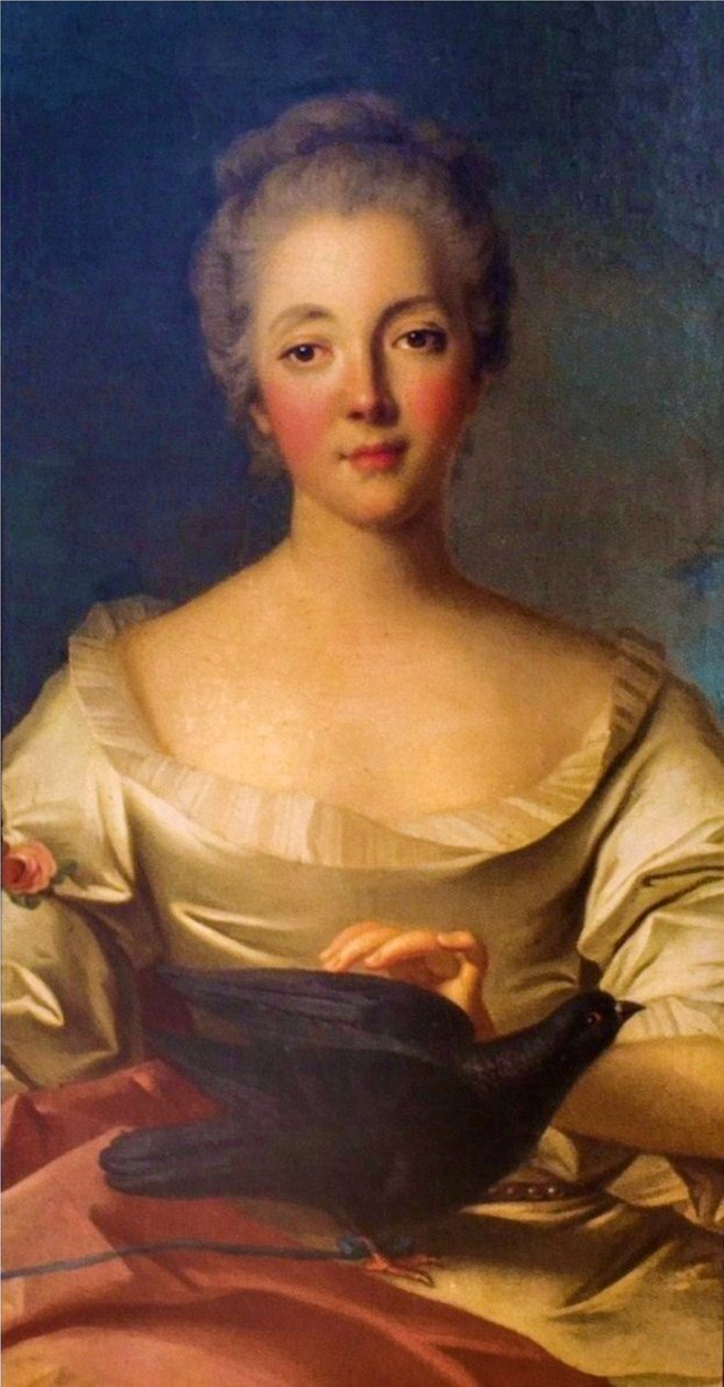 Ritratto di Madame Louise Dupin (1706-1799). da Jean Marc Nattier