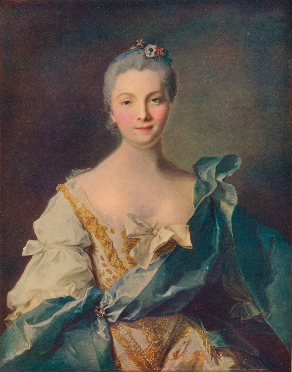 Ritratto di una giovane donna da Jean Marc Nattier
