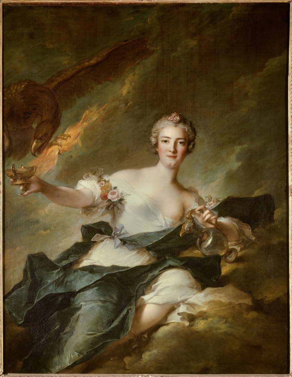 Ritratto della Duchessa di Chaulnes, rappresentata come Ebe, dea della Ragione da Jean Marc Nattier