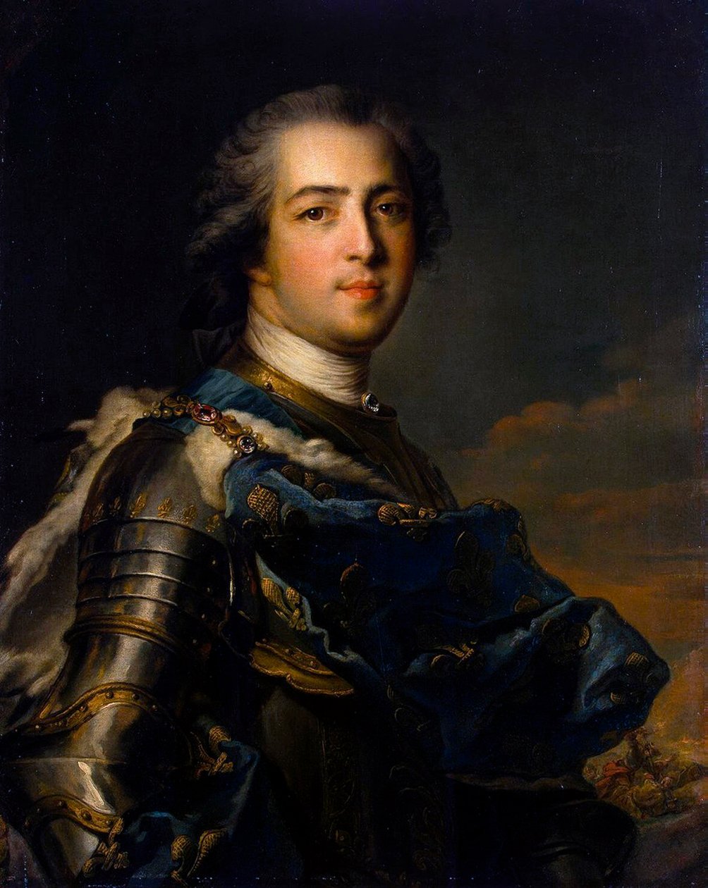 Ritratto del re Luigi XV, 1710-1774, 1745 da Jean Marc Nattier