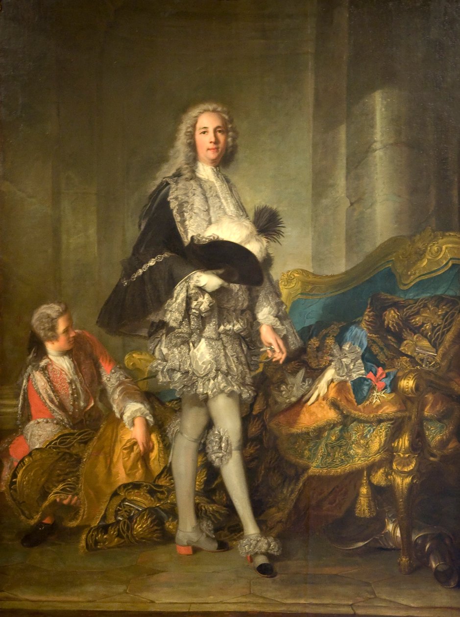 Ritratto del duca Richelieu, maresciallo di Francia (1696-1788) da Jean Marc Nattier
