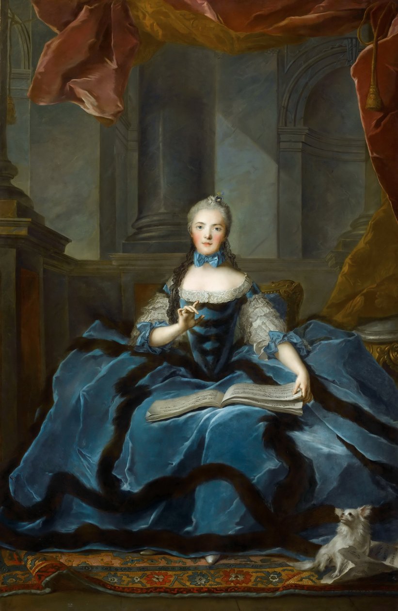 Principessa Marie Adélaïde di Francia da Jean Marc Nattier