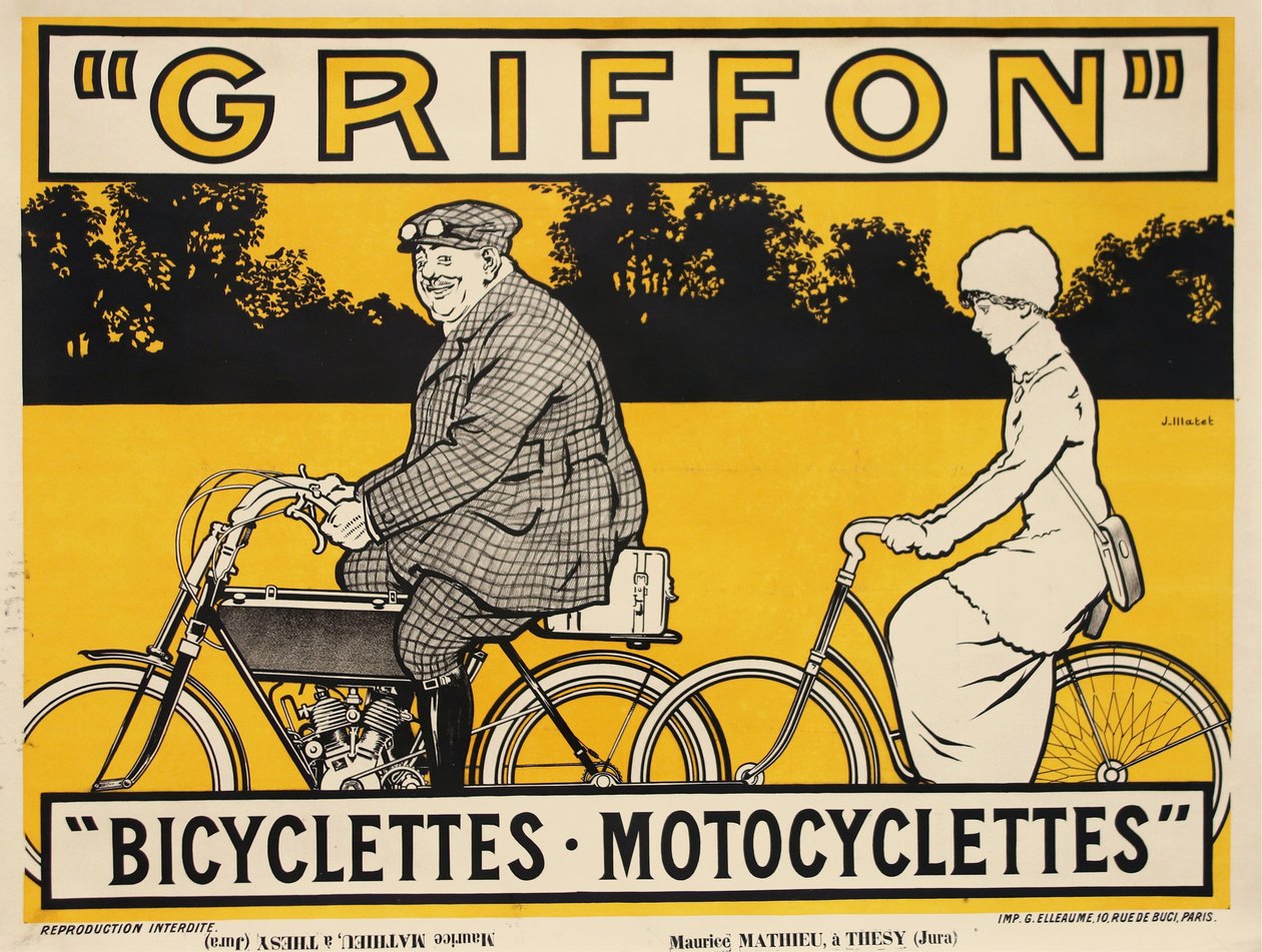 Griffon Bicyclettes Motocyclettes da Jean Matet