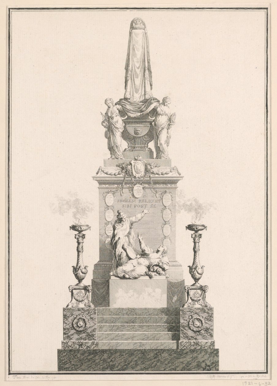 Catafalco da Jean Michel Moreau le Jeune