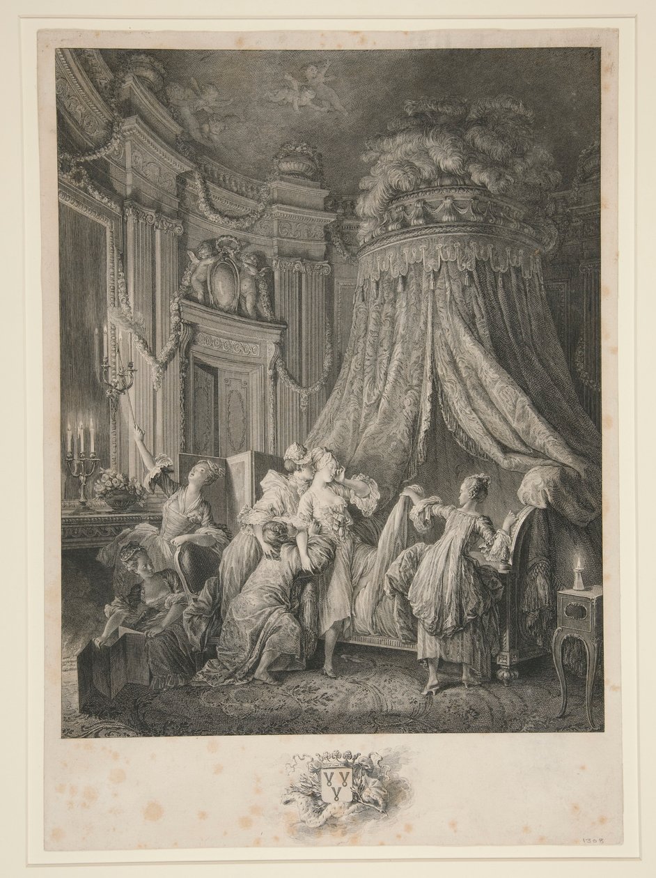 Le Coucher de la Mariée da Jean Michel Moreau le Jeune