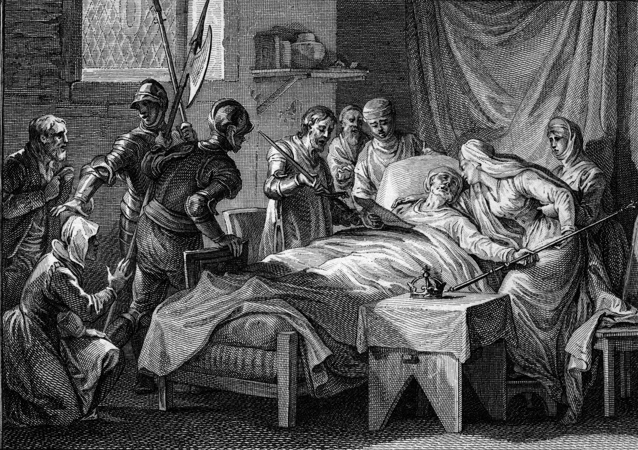 Morte e successione di Carlo II il Calvo (823-877), 877: il re consegna all