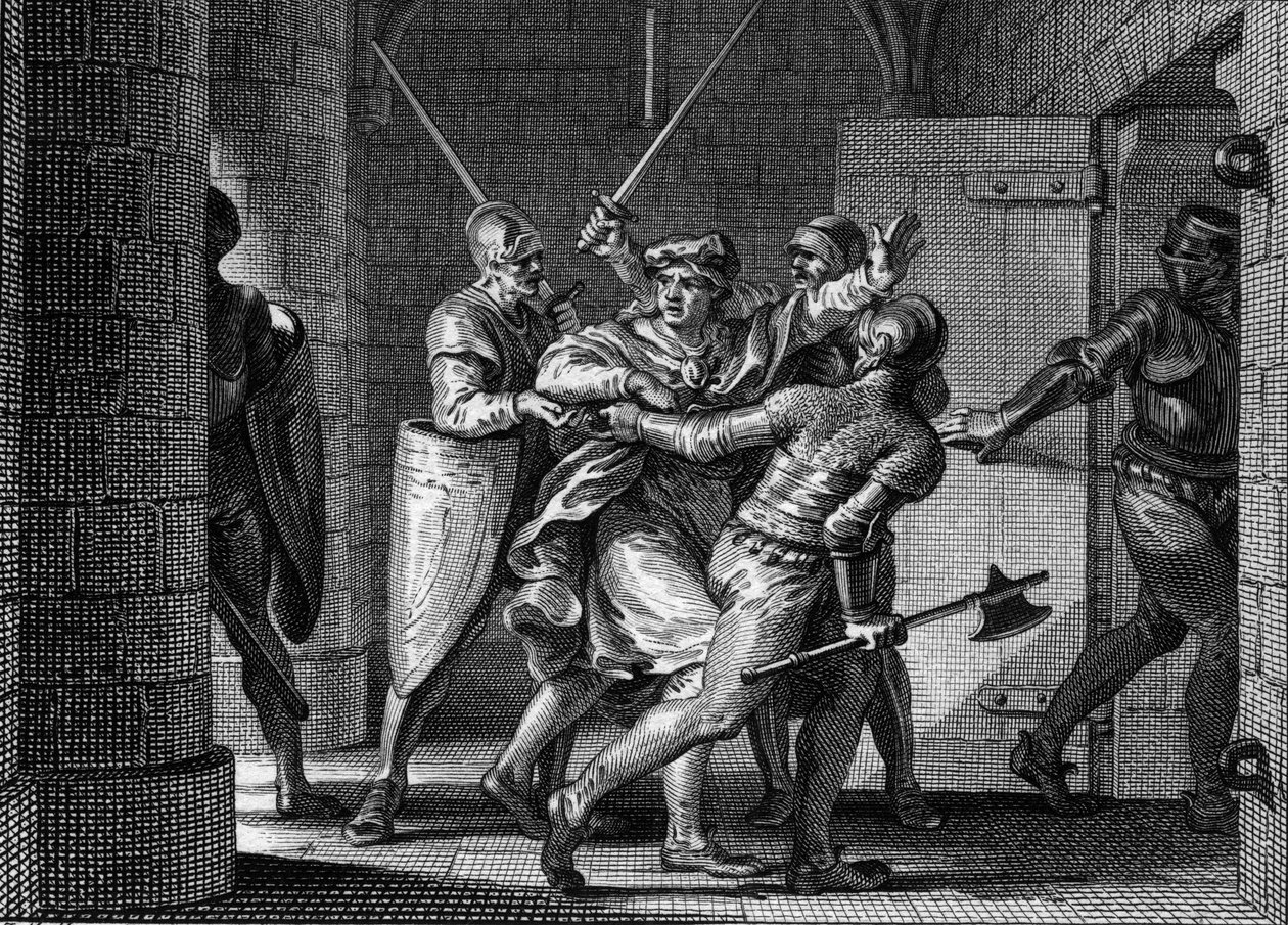 Imprigionamento di Carlo III il Semplice (879-929), 923: credendo di trovare rifugio con Erberto di Vermandois, l