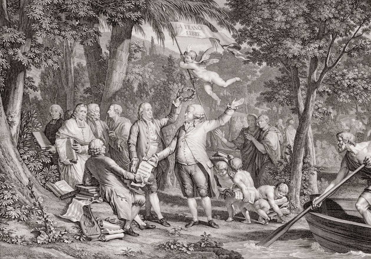 Mirabeau (Honoré Gabriel Riqueti, conte di Mirabeau) da Jean Michel the Younger Moreau